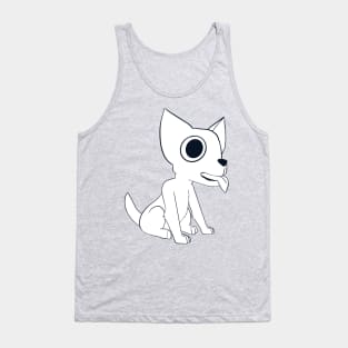 Charlie the Chihuahua - Black & White Tank Top